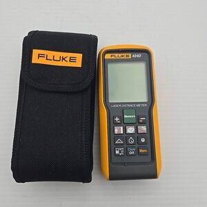 Fluke 424D Laser Distance Meter - Tested & Working -AUTHENTIC USA SELLER